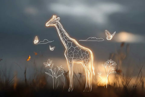 极简儿童绘画风格