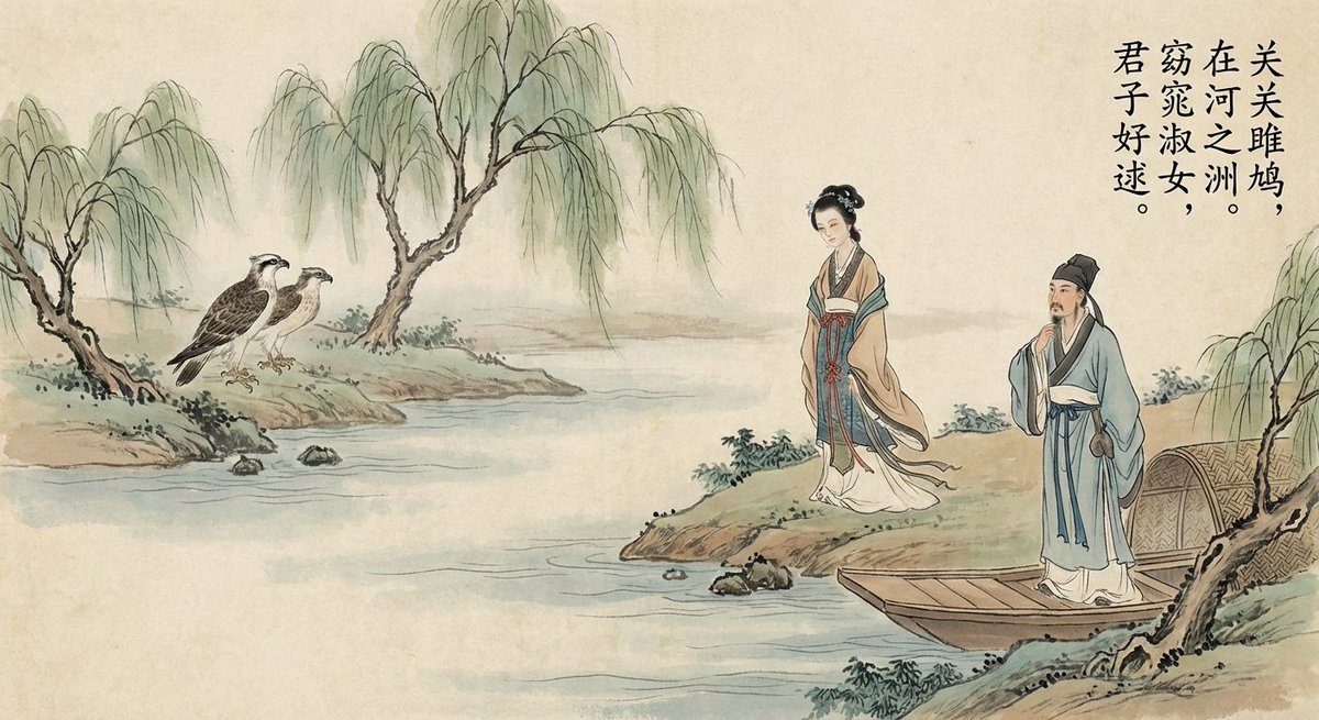 根据古诗画一幅画 2