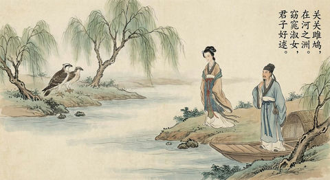 根据古诗画一幅画 3