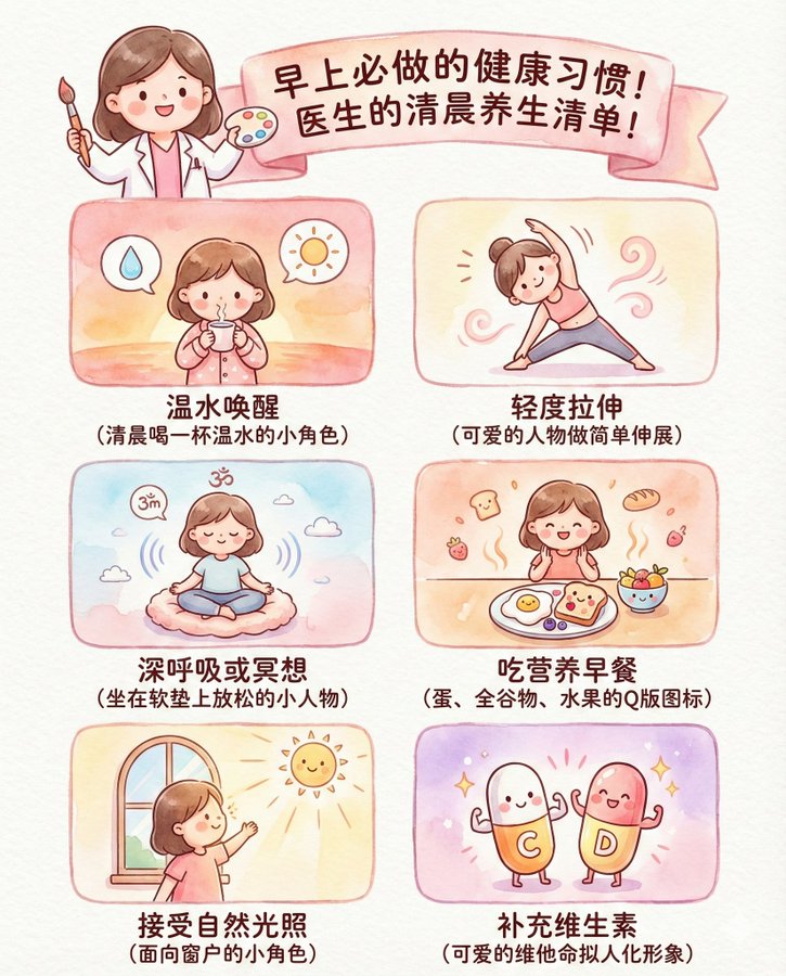 手绘美颜科普图 2