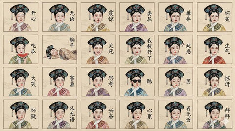 仿真绣苏绣表情包 3