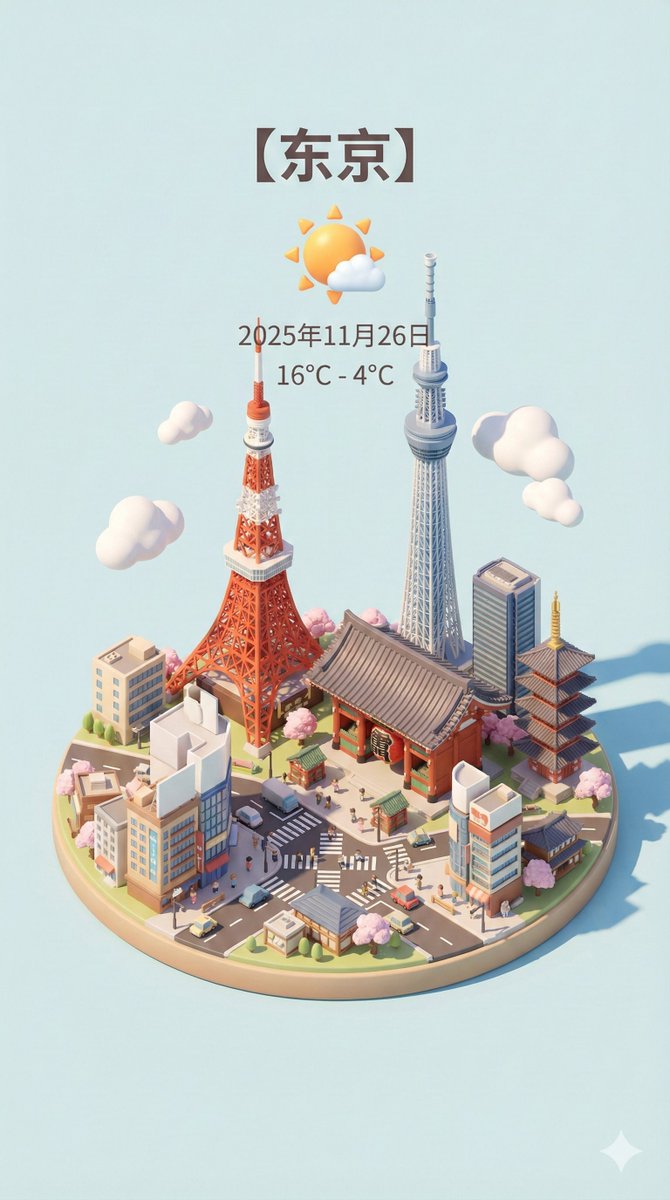 城市动态天气卡片 3