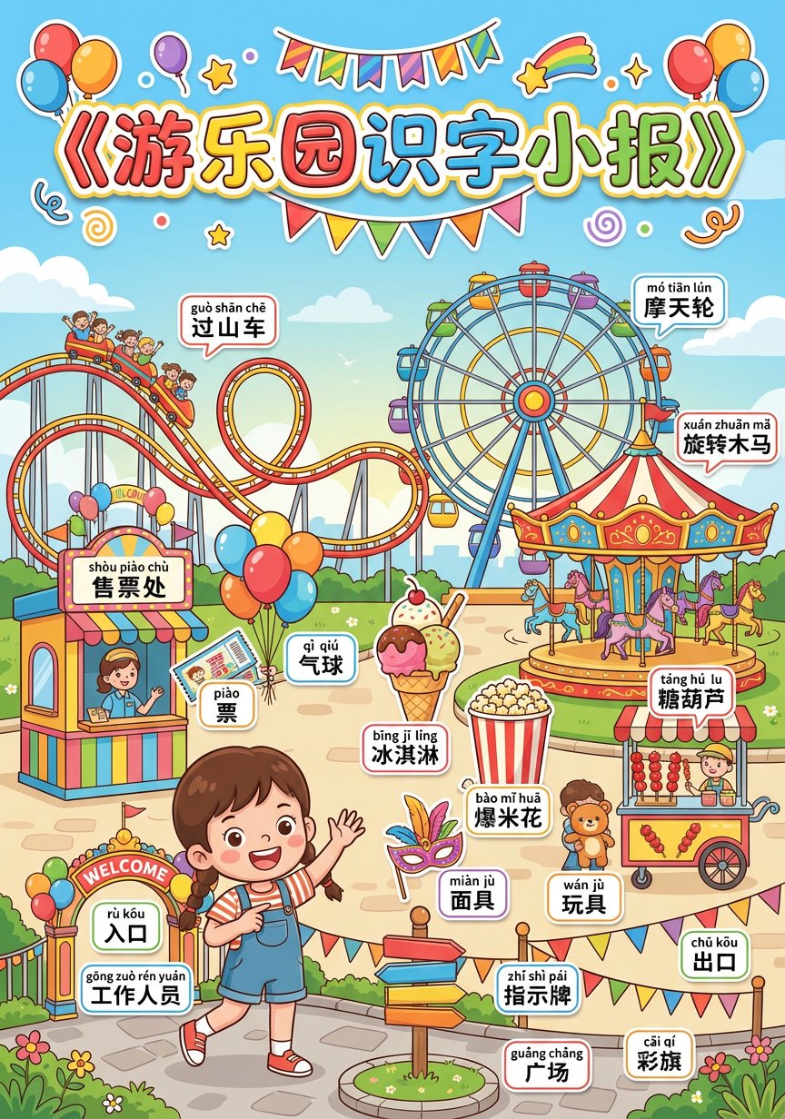 识字小报元提示词 2