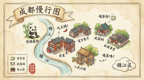 成都旅游地图 3