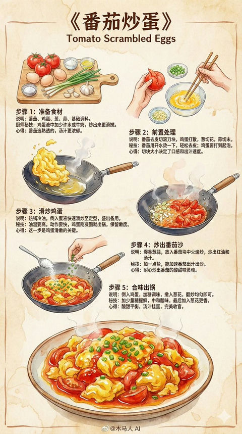 菜谱-番茄炒蛋 3