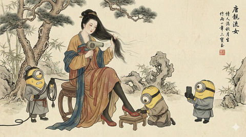 中国传统水墨彩画 3